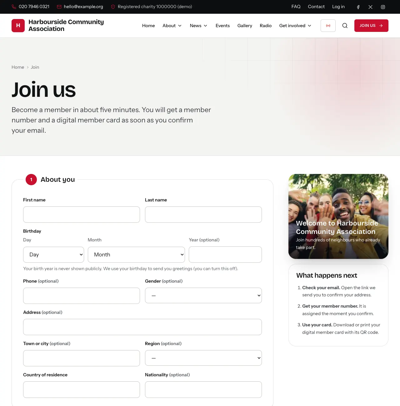 The joining form
